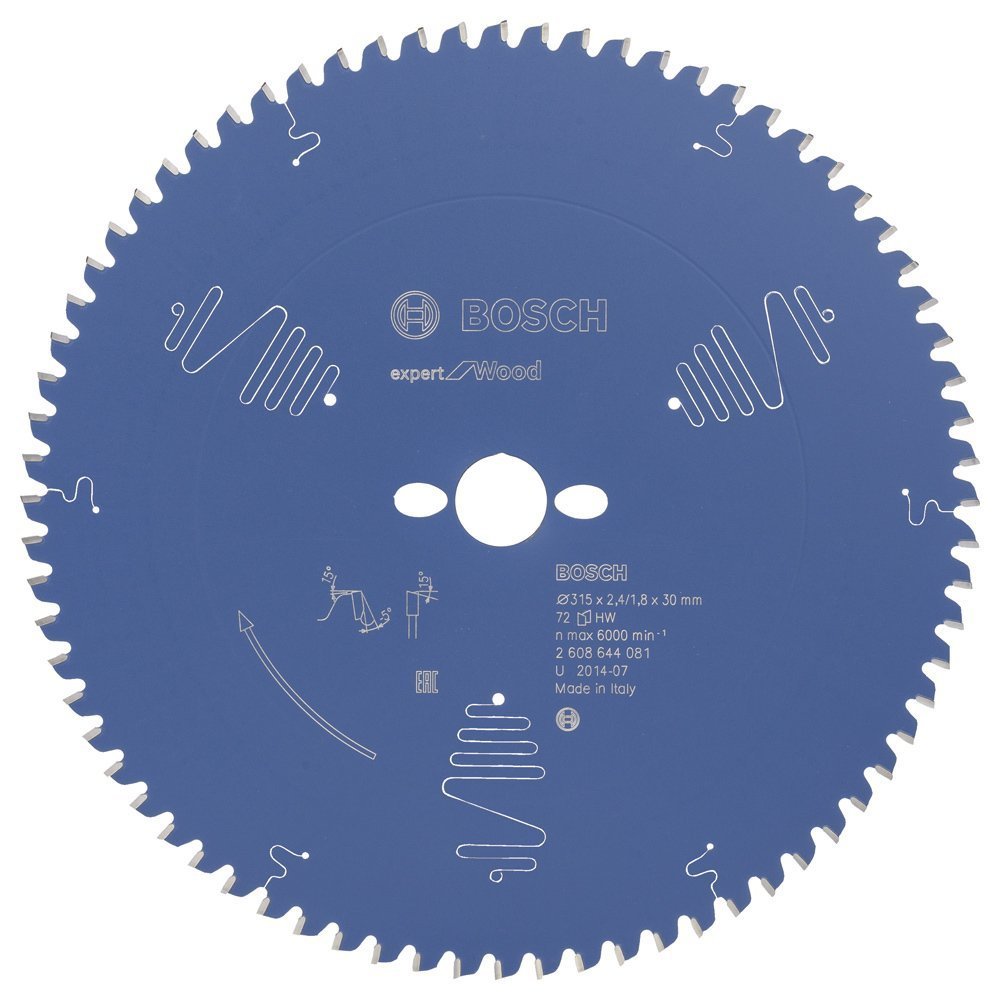 Bosch Expert for Wood 315x30 mm 72 Diş