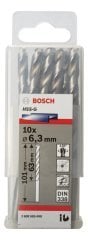 Bosch HSS-G 6,3*101 mm 10'lu Paket