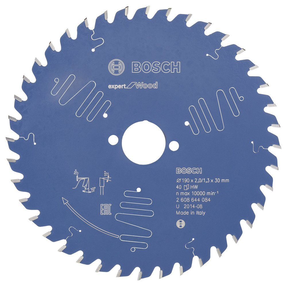 Bosch Expert for Wood 190x30 mm 40 Diş