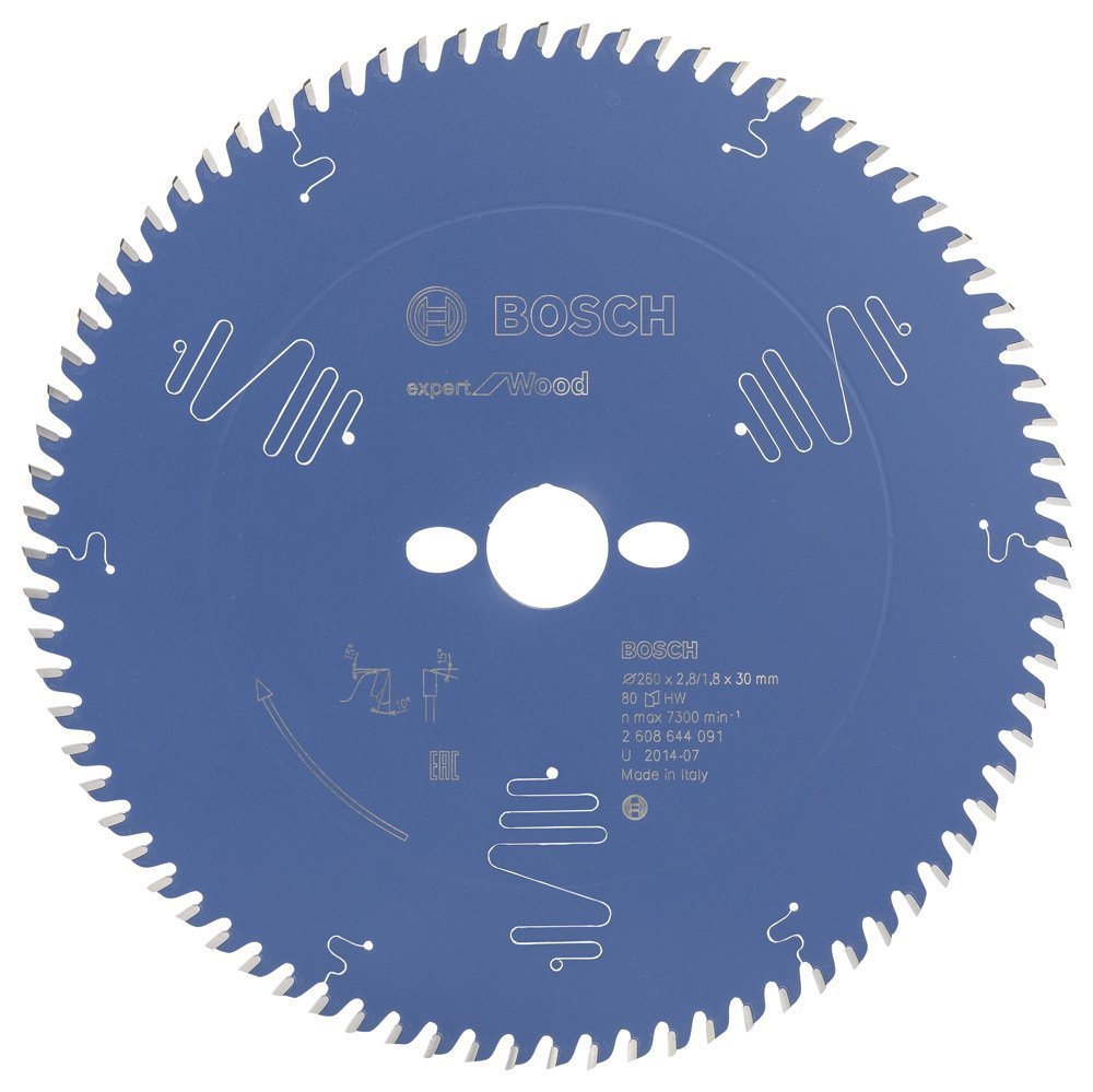 Bosch Expert for Wood 260x30 mm 80 Diş