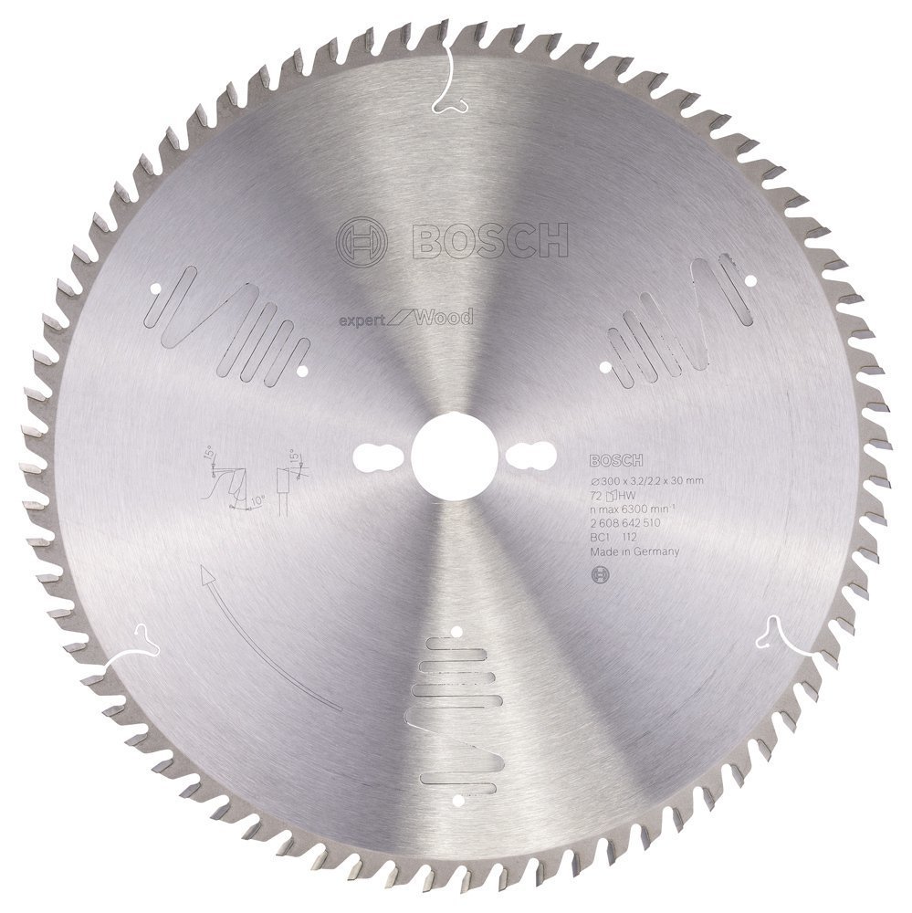 Bosch Expert for Wood 300x30 mm 72 Diş