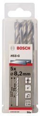 Bosch HSS-G 8,2*117 mm 5'li Paket
