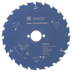 Bosch Expert for Construct Wood 190x30 mm 24 Diş