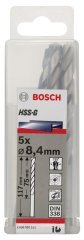 Bosch HSS-G 8,4*117 mm 5'li Paket