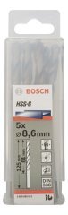 Bosch HSS-G 8,6*125 mm 5'li Paket