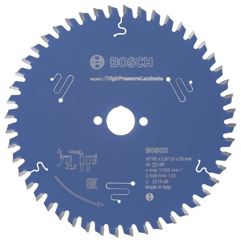 Bosch Expert for High Pressure Laminate 165x20 mm 48 Diş