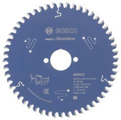 Bosch Expert for Aluminium 165x30 mm 52 Diş