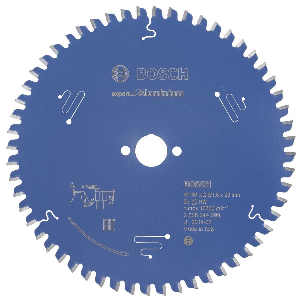 Bosch Expert for Aluminium 184x20 mm 56 Diş