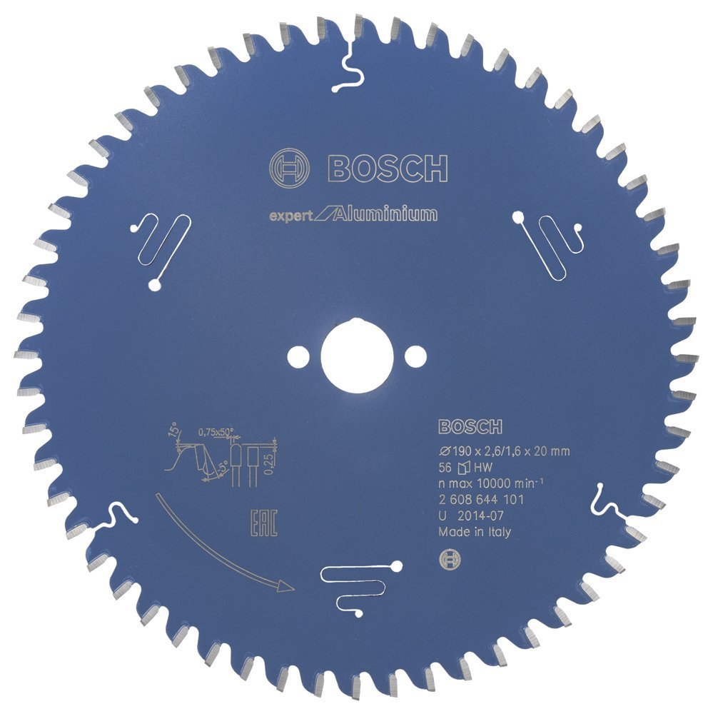Bosch Expert for Aluminium 190x20 mm 56 Diş