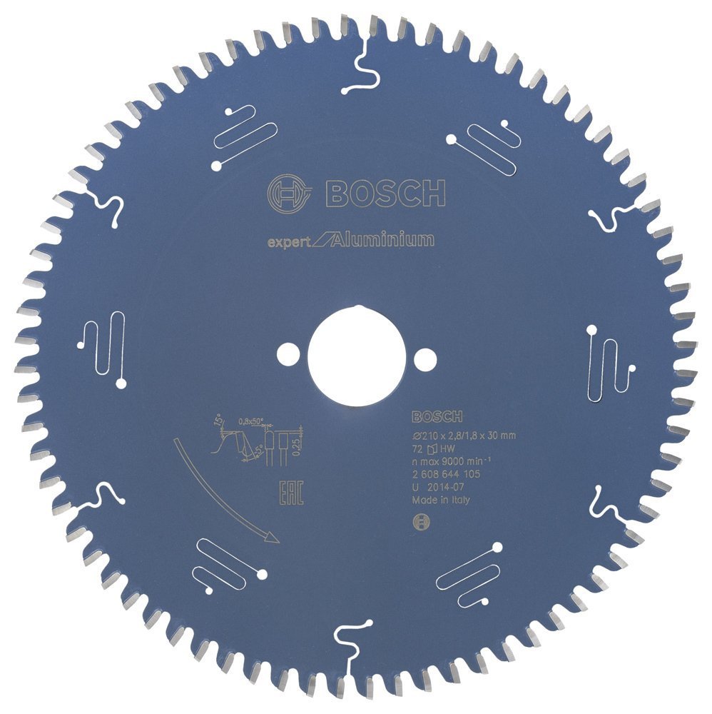 Bosch Expert for Aluminium 210x30 mm 72 Diş