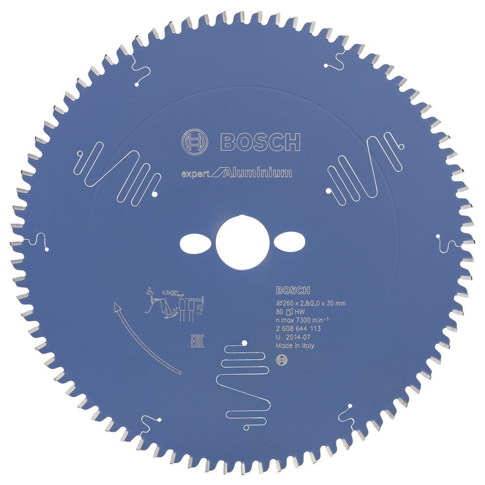 Bosch Expert for Aluminium 260x30 mm 80 Diş