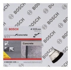Bosch Standard for Concrete 125 mm 1'li