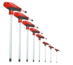İzeltaş T Tipi Allen Anahtar Takımı 8 Parça