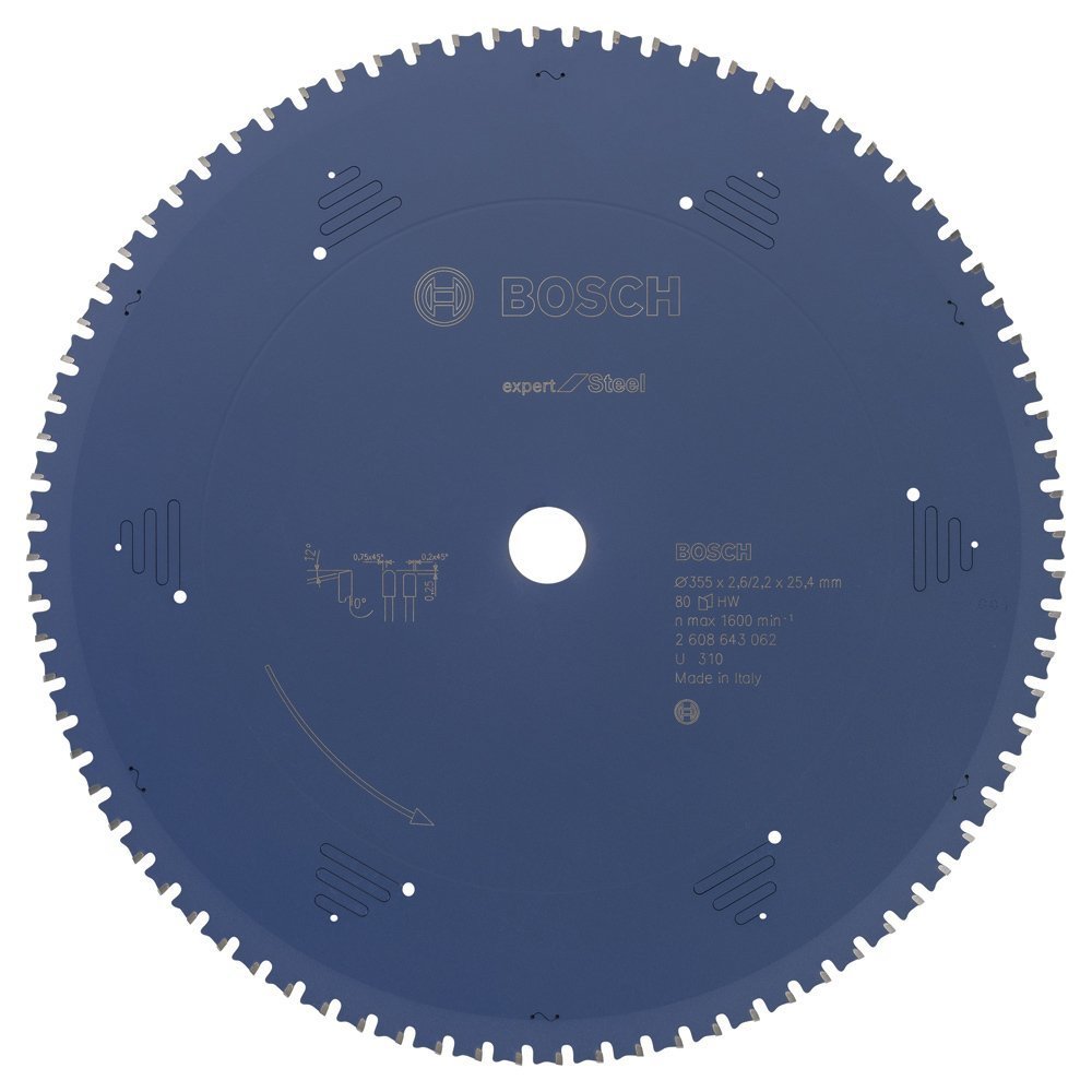 Bosch Expert for Steel 355x25,40 mm 80 Diş