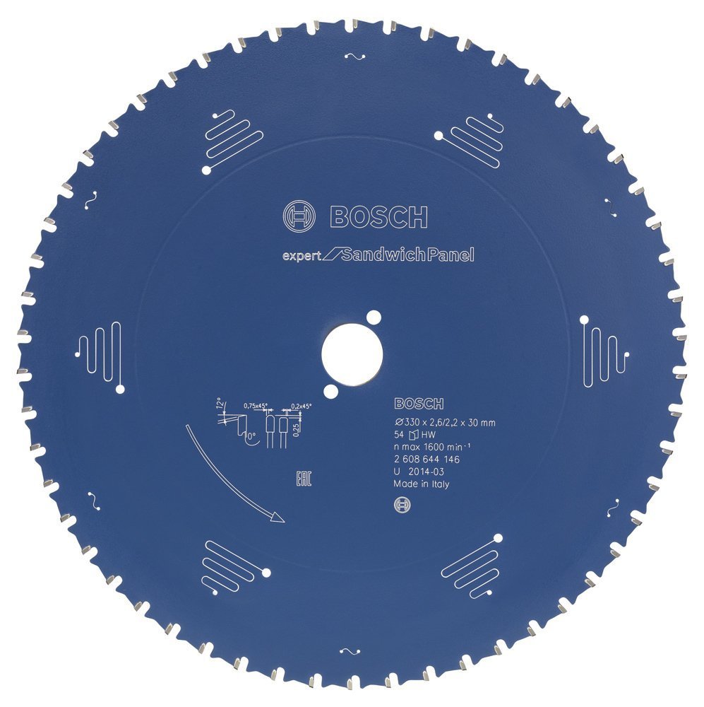 Bosch Expert for Sandwich Panel 450x30 mm 86 Diş