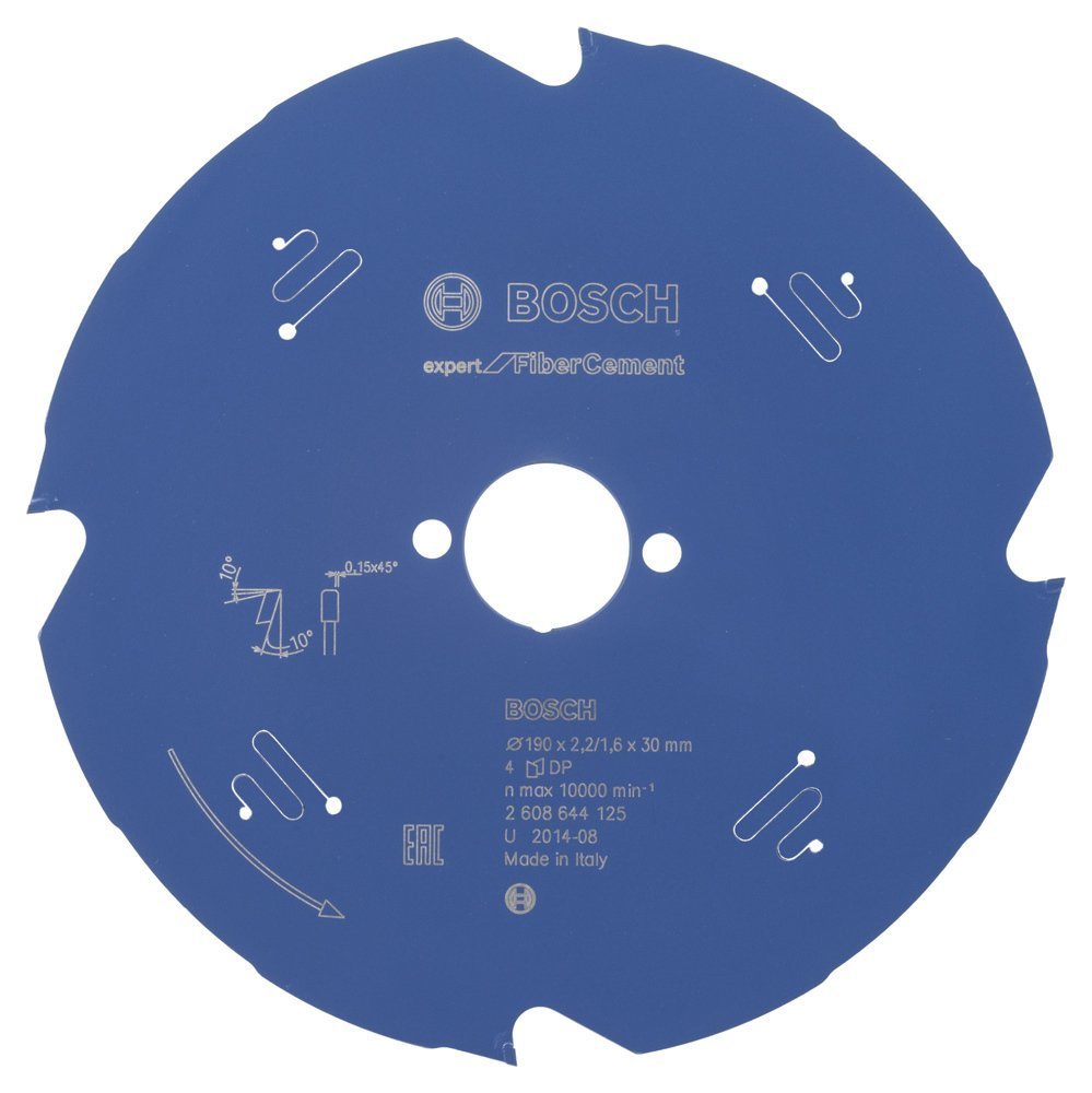 Bosch Expert for Fiber Cement 190x30 mm 4 Diş