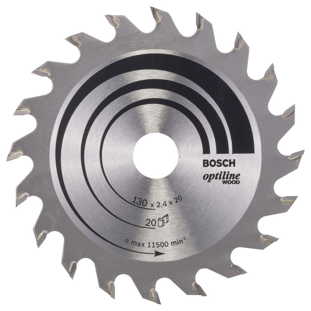 Bosch Optiline Wood 130x20/16 mm 20 Diş
