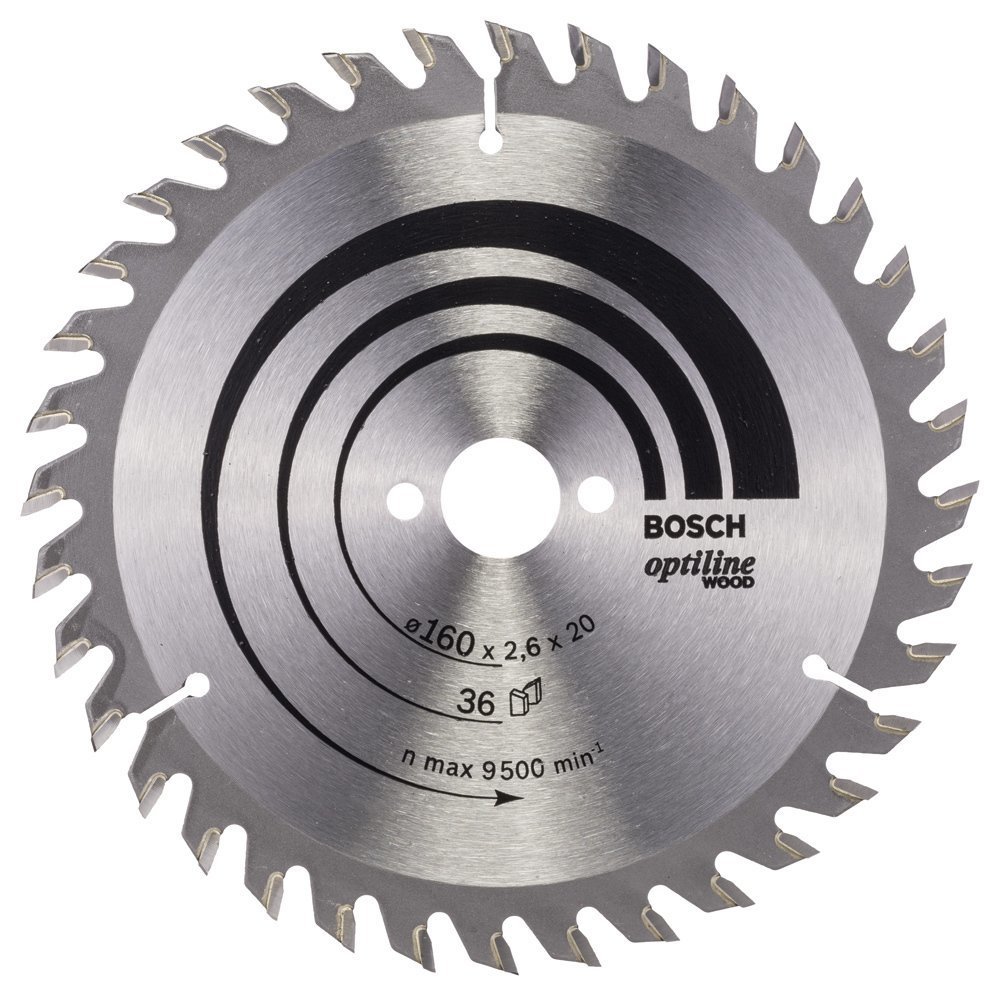 Bosch Optiline Wood 160x20/16 mm 36 Diş