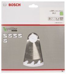 Bosch Optiline Wood 184x30 mm 24 Diş