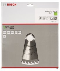 Bosch Optiline Wood 235x30/25 48 Diş