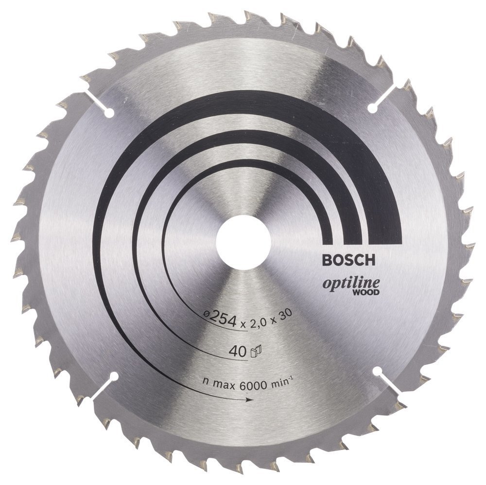 Bosch Optiline Wood 254x30 mm 40 Diş