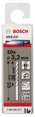 Bosch HSS-Co 3,2*65 mm 10'lu Paket