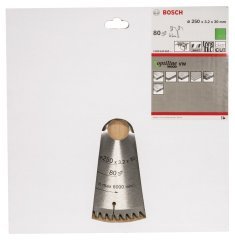 Bosch Optiline Wood 250x30 mm 80 Diş