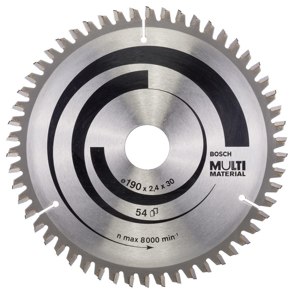 Bosch MultiMaterial 190x30 mm 54 Diş