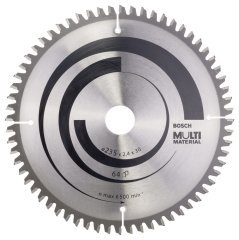 Bosch MultiMaterial 235x30/25 mm 64 Diş