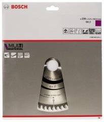 Bosch MultiMaterial 235x30/25 mm 64 Diş