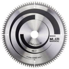 Bosch MultiMaterial 254x30 mm 96 Diş