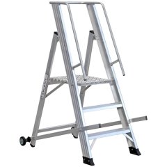 Çağsan 2+1 Basamaklı Tekerlekli Katlanır Platformlu Merdiven