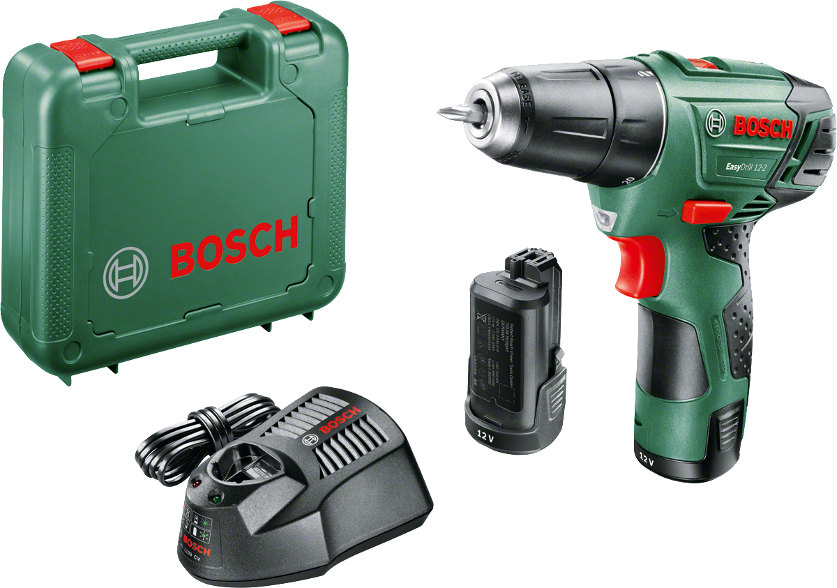 Bosch EasyDrill 12-2 Çift Akülü Vidalama Makinası