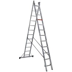 Çağsan 2x12 Basamaklı İki Parçalı Çok Amaçlı Alüminyum Merdiven