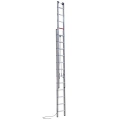 Çağsan 2x12 Basamaklı İpli & Makaralı Alüminyum Merdiven
