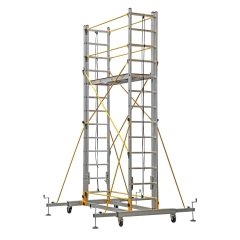 Çağsan 2x13 Basamaklı TeleSafe İki Parçalı Alüminyum İskele