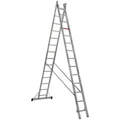 Çağsan 2x14 Basamaklı İki Parçalı Çok Amaçlı Alüminyum Merdiven