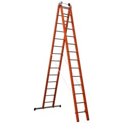 Çağsan 2x14 Basamaklı İki Parçalı Çok Amaçlı Fiberglas Merdiven
