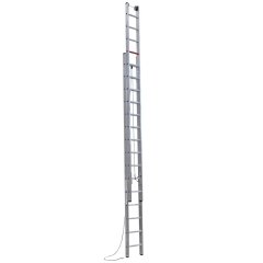 Çağsan 2x15 Basamaklı İpli & Makaralı Alüminyum Merdiven