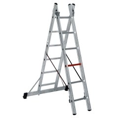 Çağsan 2x6 Basamaklı İki Parçalı Çok Amaçlı Alüminyum Merdiven