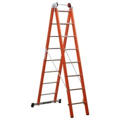 Çağsan 2x8 Basamaklı İki Parçalı Çok Amaçlı Fiberglas Merdiven