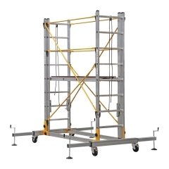 Çağsan 2x8 Basamaklı TeleSafe İki Parçalı Alüminyum İskele
