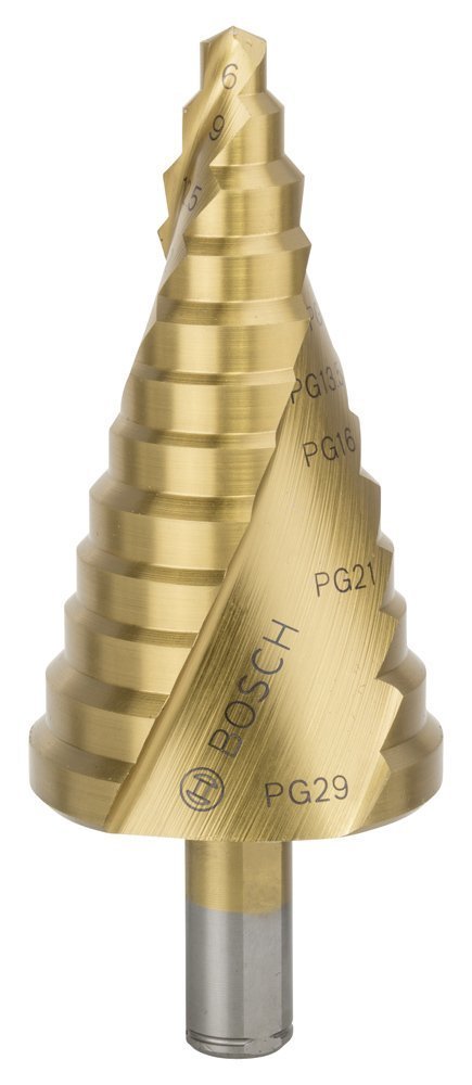 Bosch HSS-TiN 12 kademeli Matkap Ucu PG7-PG29