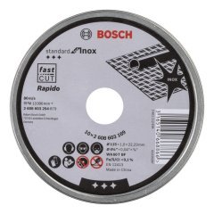 Bosch 115*1,0mm Standard for Inox Rapido 10'lu