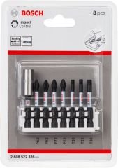 Bosch Impact Ctrl 8'li PH2/PZ2/T20-T30,50mm St