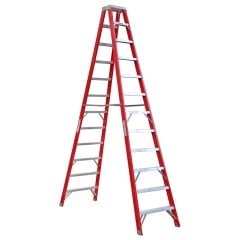 Çağsan A Tipi Çift Tarafı Geniş 12 Basamaklı Fiberglas Merdiven