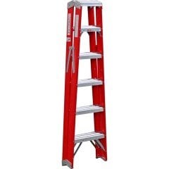 Çağsan A Tipi Çift Tarafı Geniş 8 Basamaklı Fiberglas Merdiven