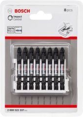 Bosch Impact Ctrl ÇiftTaraf 8'li PH2,65mm
