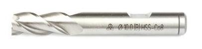 MTE HSS-E DIN 844 BN Silindirik Saplı Kısa Parmak Freze -8.0  mm